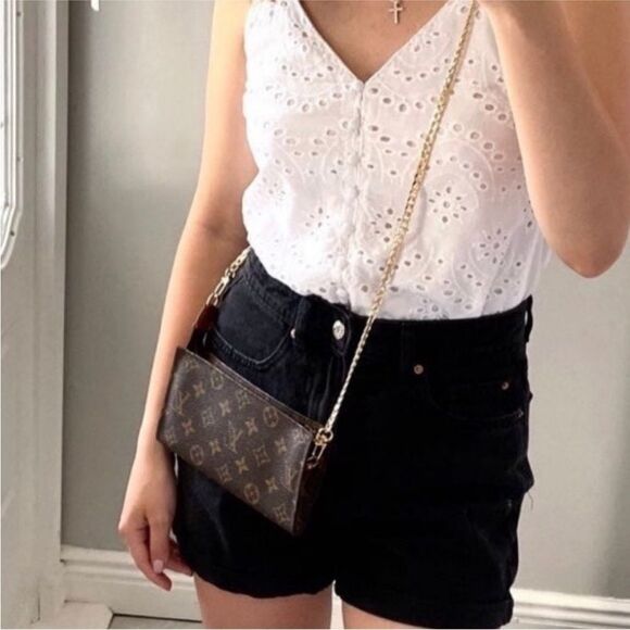 ✅AUTHENTIC✅LOUIS VUITTON MINI SHOULDER BAG+ BOX - Picture 13 of 14